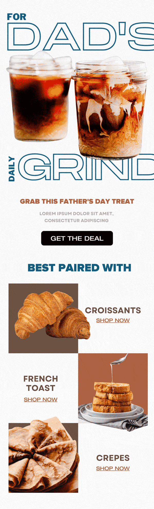 Father's Day Holiday Email Template - Rockstar Emails