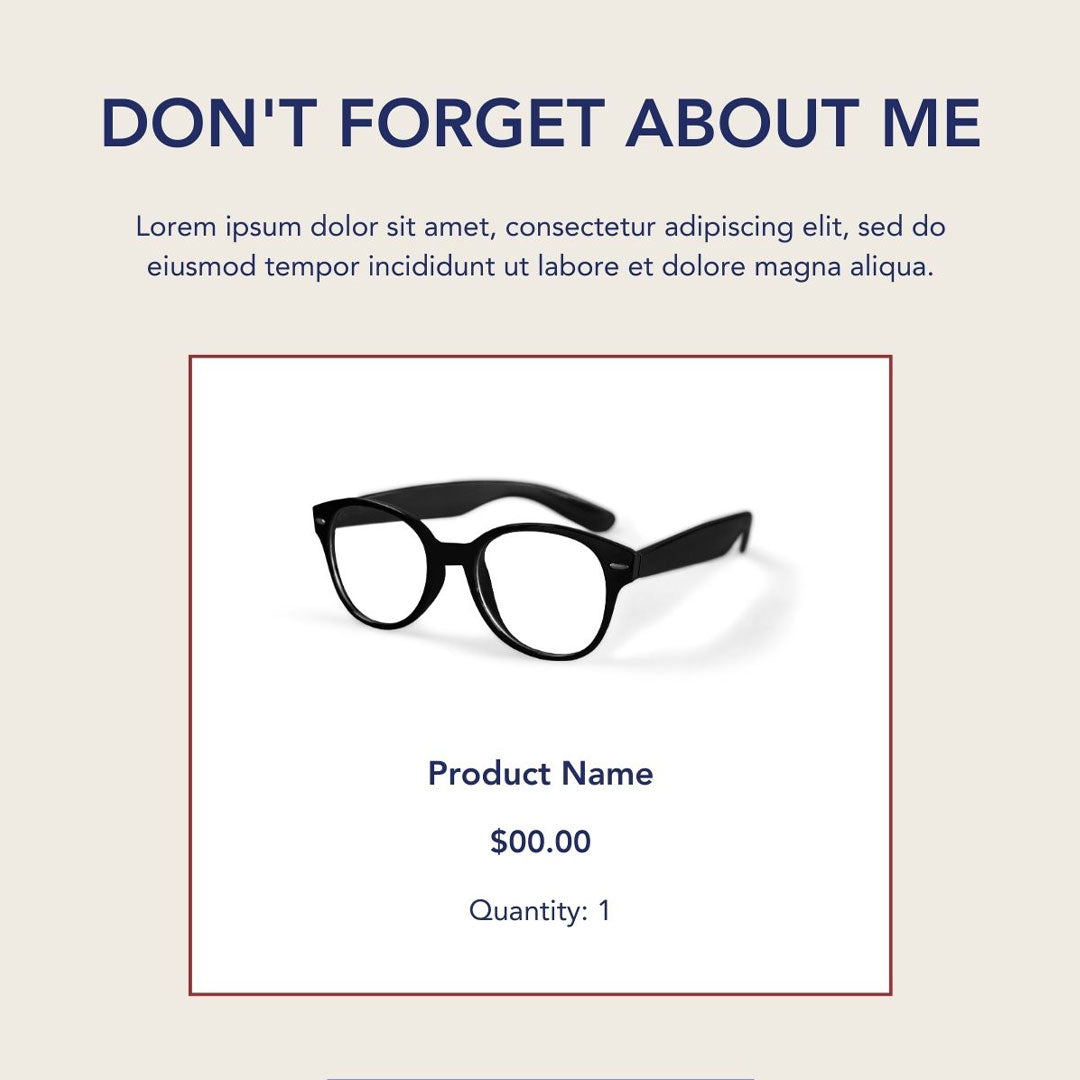 Abandoned Cart Flow Email Template