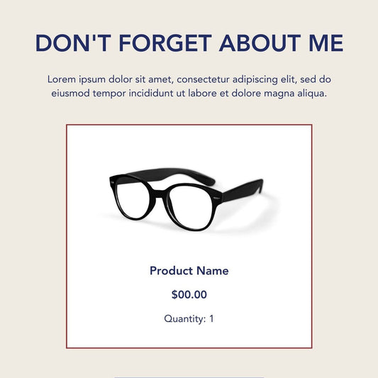 Abandoned Cart Flow Email Template