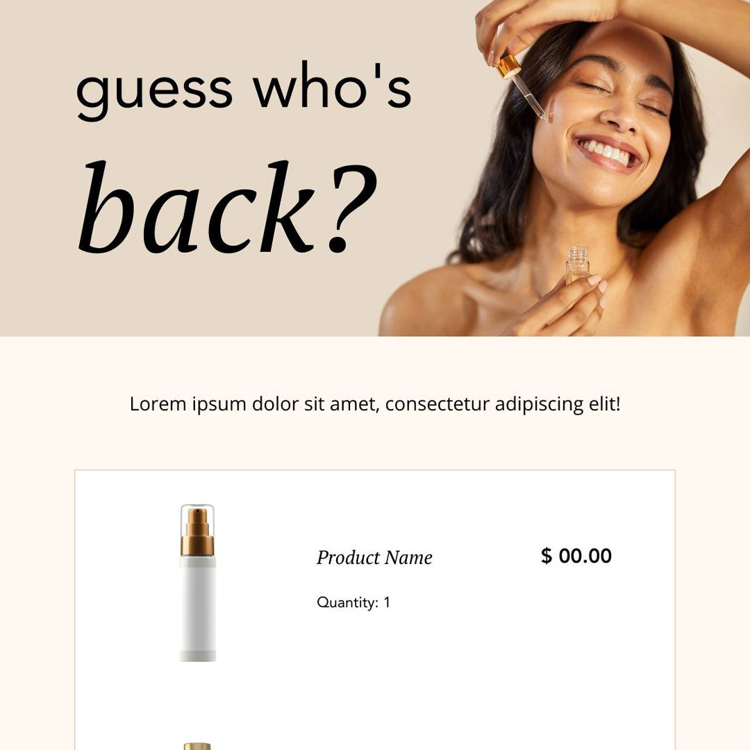 Animated Back in Stock Email Template Rockstar Emails Animated Back in Stock Email Template Rockstar Emails