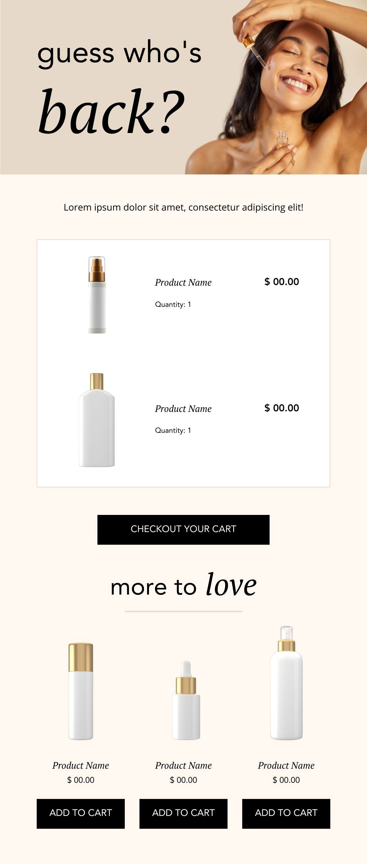 Back in Stock Flow Email Template