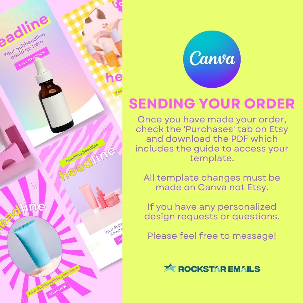 Animated Beauty & Personal Care Email Templates