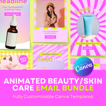 Animated Beauty Email Templates