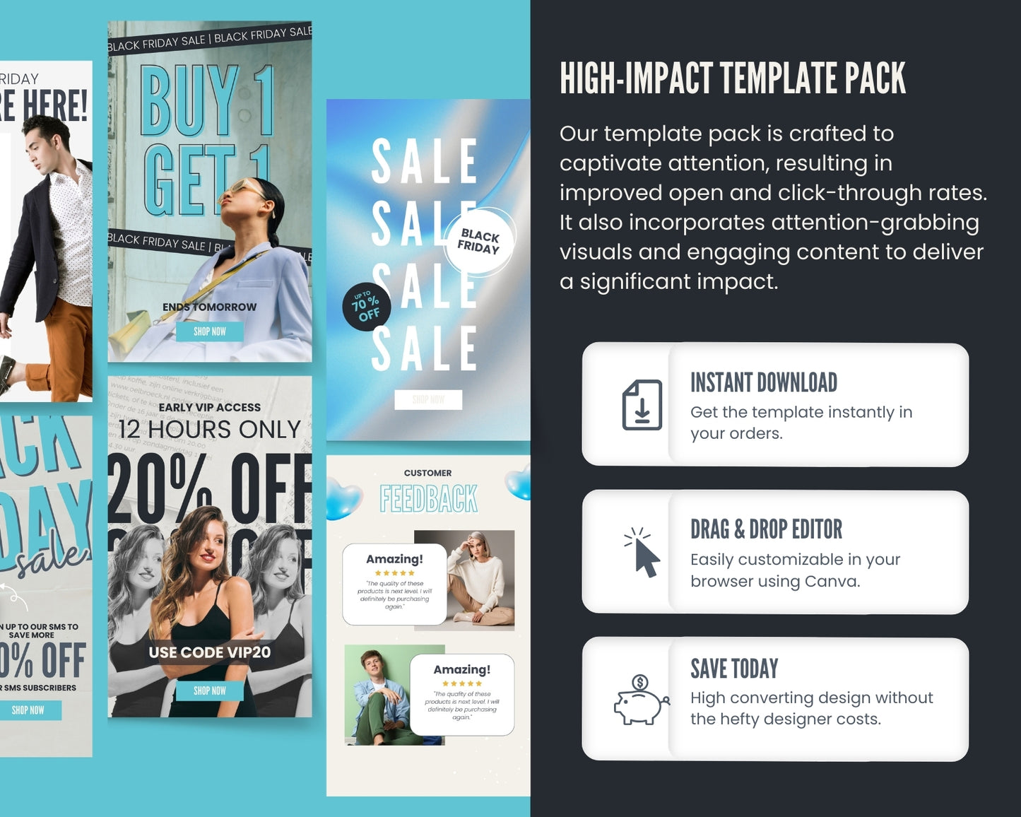 Animated Black Friday Email Template