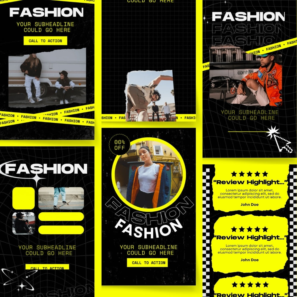 Animated Fashion & Apparel Canva Templates