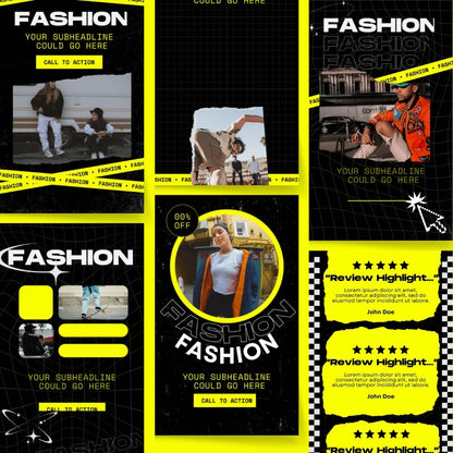 Animated Fashion & Apparel Canva Templates