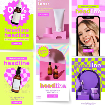 Animated Beauty Products Email Templates