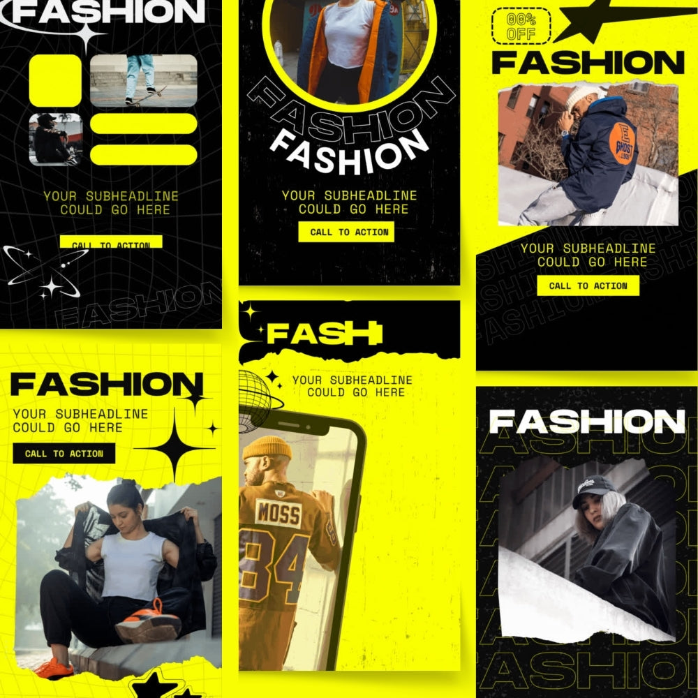 Animated Fashion & Apparel Marketing Templates