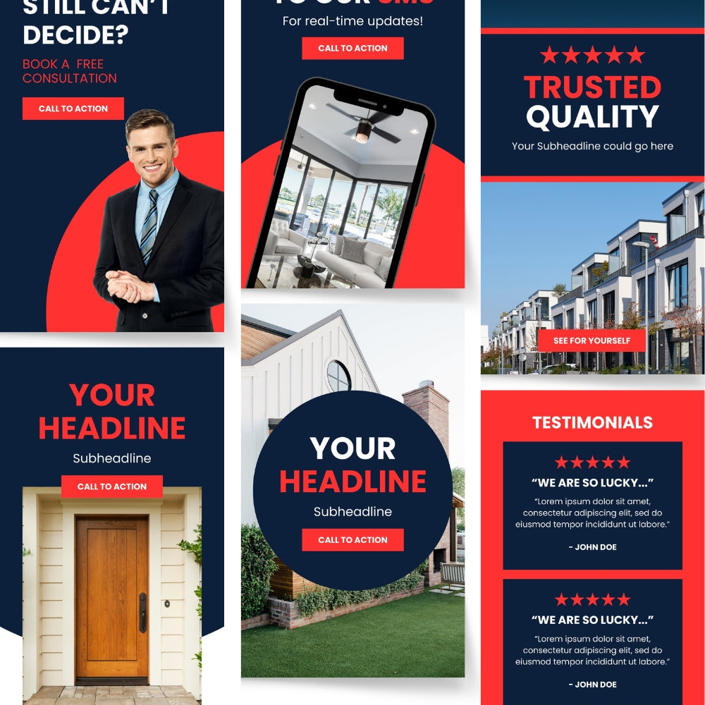 Animated Real Estate Canva Templates