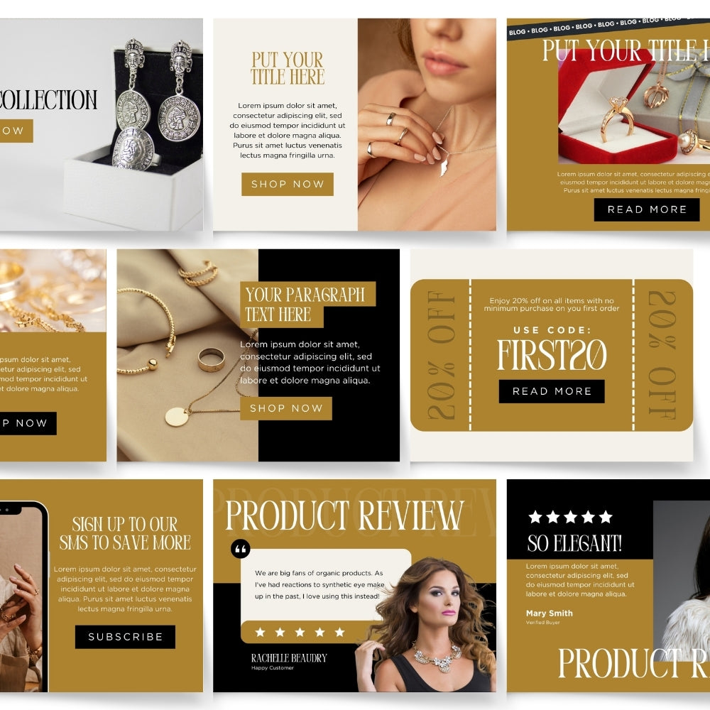 Animated Jewelry Marketing Bundle