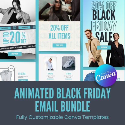 Animated Black Friday Email Templates